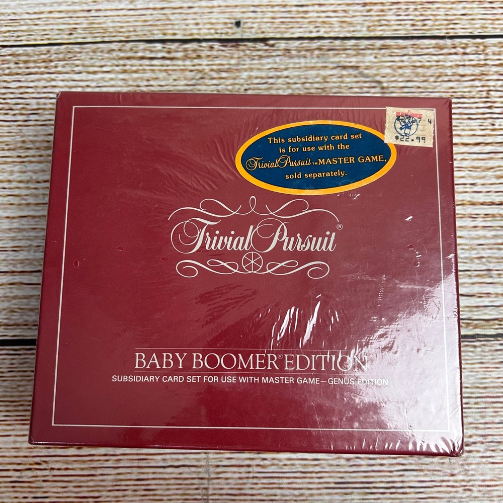 Vintage 1983 Trivial Pursuit Baby Boomer Edition Card Set Expansion Sealed